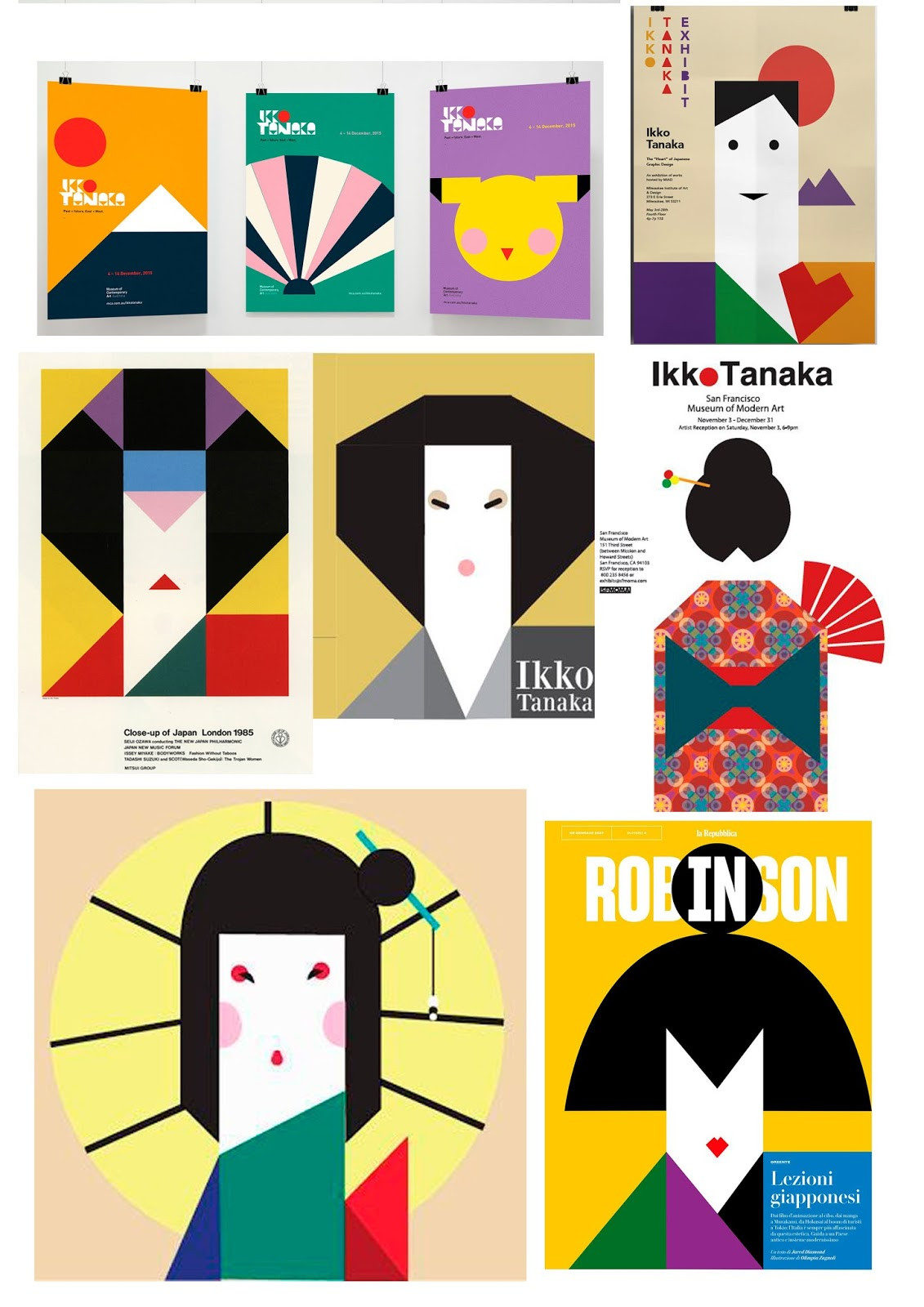 Ikko Tanaka x Issey Miyake: Đồ họa gặp gỡ Thời trang